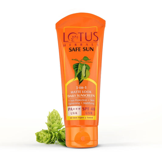 LOTUS HERBALS Matte Look Daily Sunscreen 3 in 1 SPF 40 Lotus Herbal