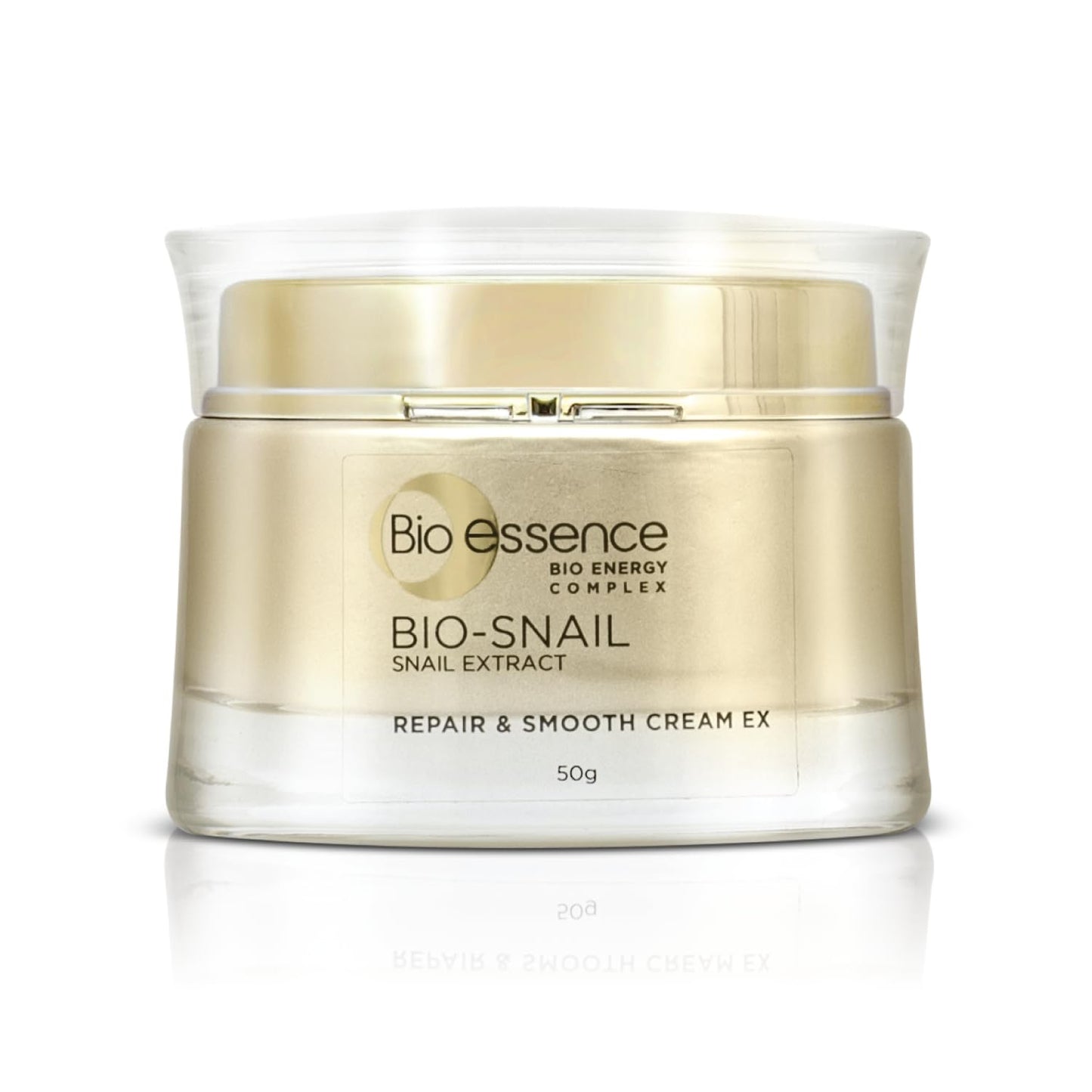 Bio-Essence Bio-Snail Repair & Smooth Cream with Snail Extract (50gm) | non-sticky and fast-absorbing cream for deep hydration | Formulated for Indian conditions Bio Essence