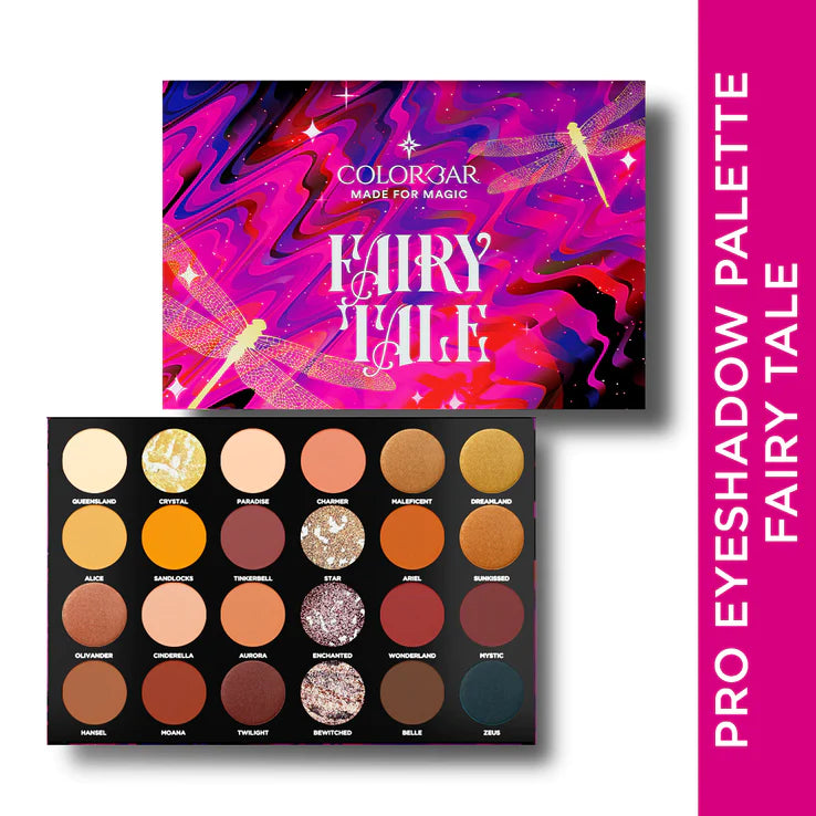 COLORBAR FAIRY TALE Eye shadow Palette 30g 24 SHADES Colorbar