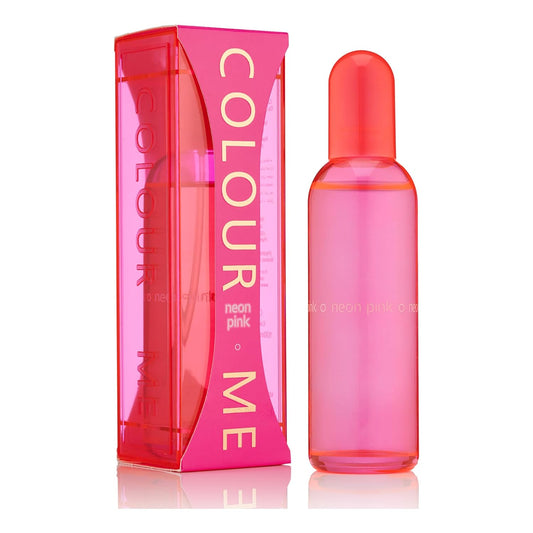 COLOUR ME Femme Neon Pink Eau De Floral Spray Parfum 100Ml Edp (For Women) COLOUR ME