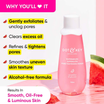 DOT & KEY Watermelon Superglow Pore Tightening Face Toner 150ml Dot & Key