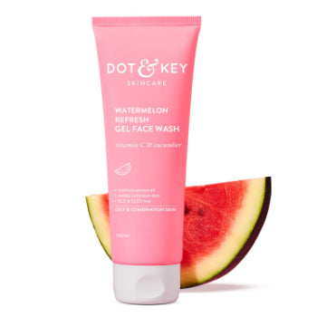 DOT & KEY Watermelon Super Glow Gel Face Wash With Vitamin C & Cucumber 100ml Dot & Key