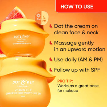 Dot & Key Vitamin C + E Sorbet Super Bright Moisturizer For Face 60ml Dot & Key