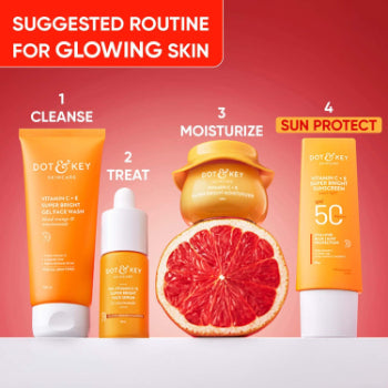 DOT & KEY Vitamin C + E Super Bright Sunscreen Spf 50 50g Dot & Key