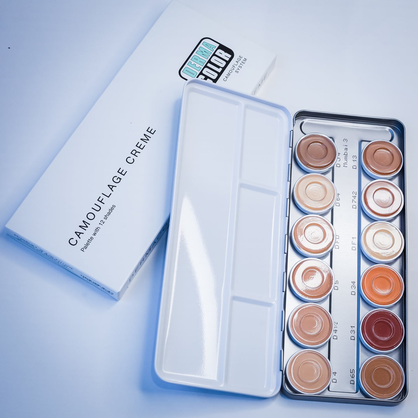 KRYOLAN PROFESSIONAL  Derma Colour Cream Pallete With 12 Shades Mumbai 3 Kryolan