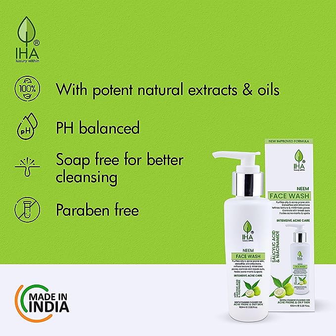 IHA Neem Herbal Face Wash,100ml IHA