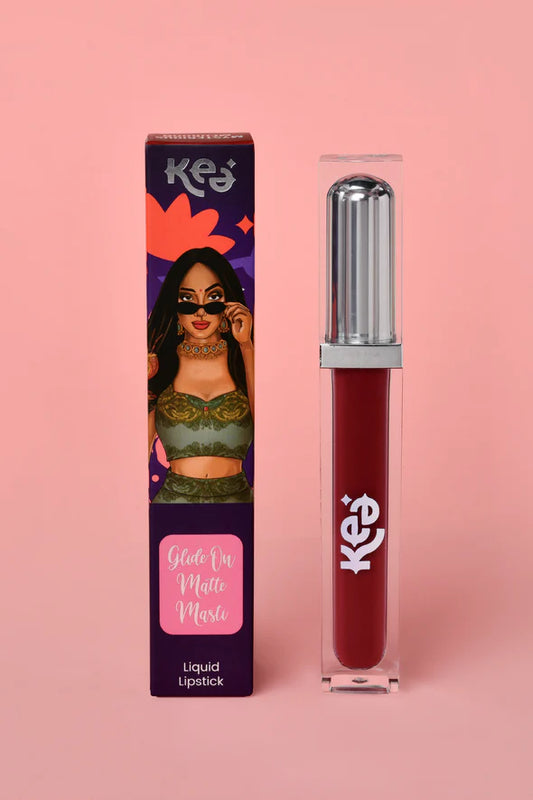 KEA Glide On Matte Masti Liquid Lipstick -BURNT BHURA KEA