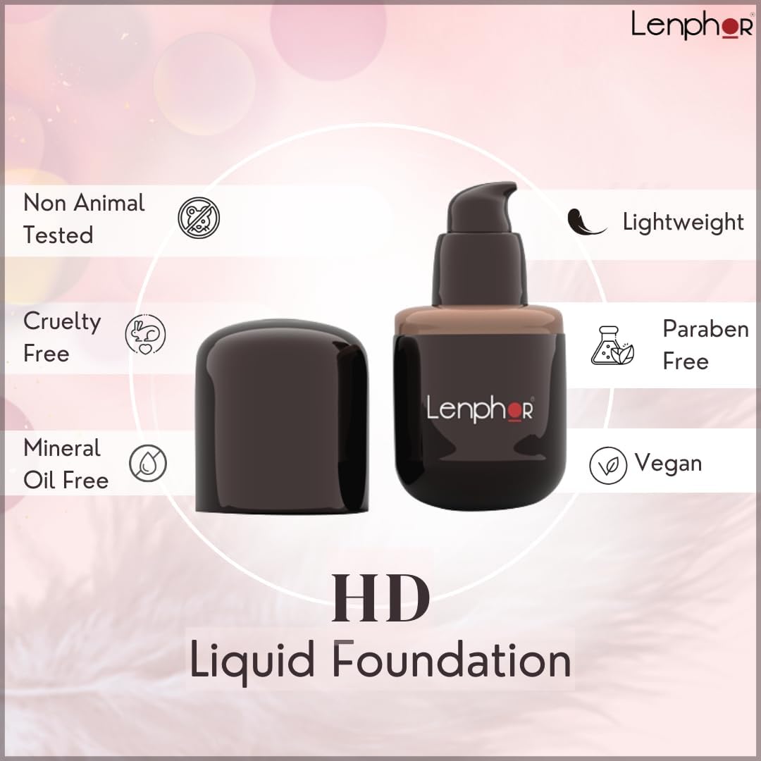 LENPHOR HD Foundation 30ml NATURAL -02 LENPHOR