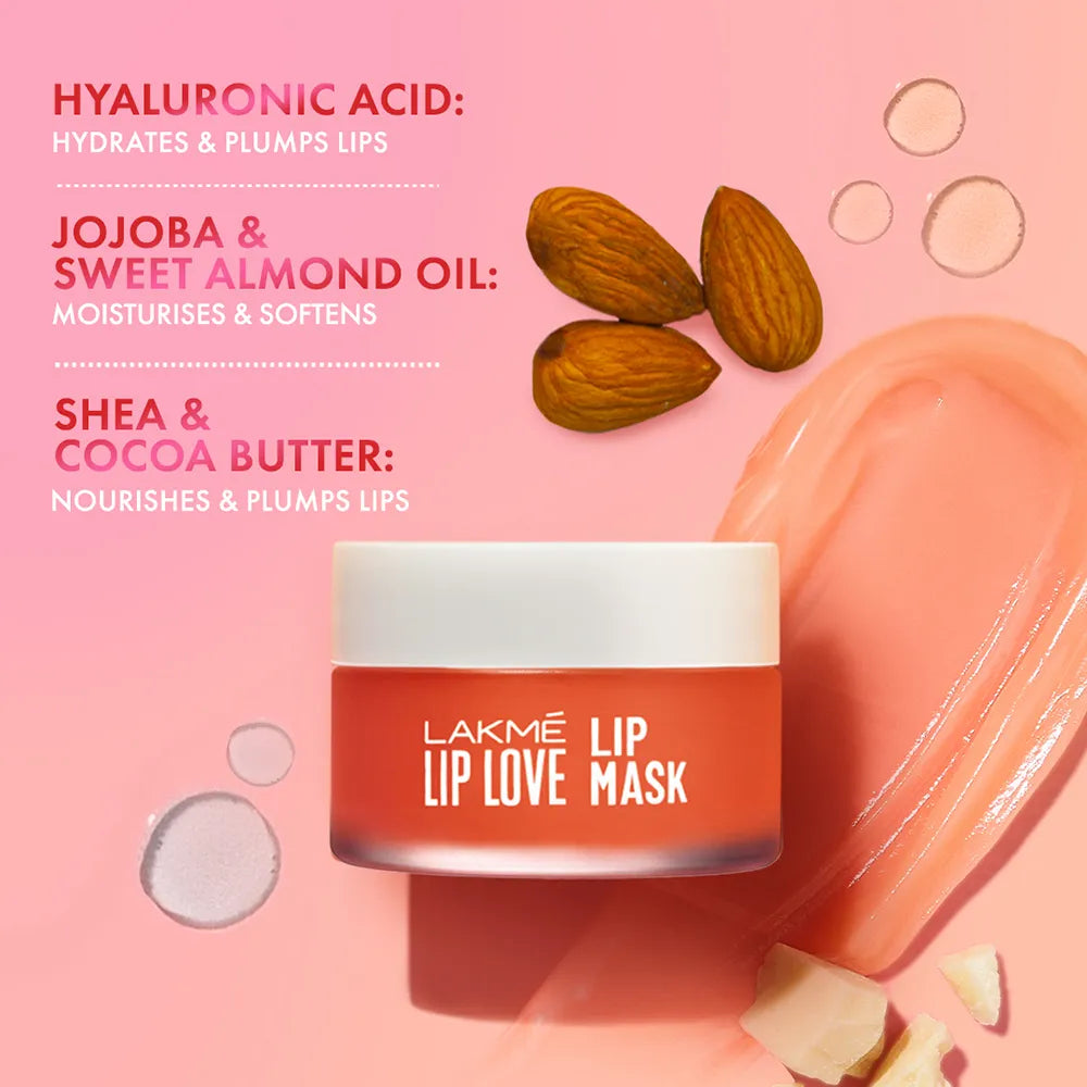 LAKME Lip love Lip Mask For Smooth Hyadrated Lips 13g Lakme