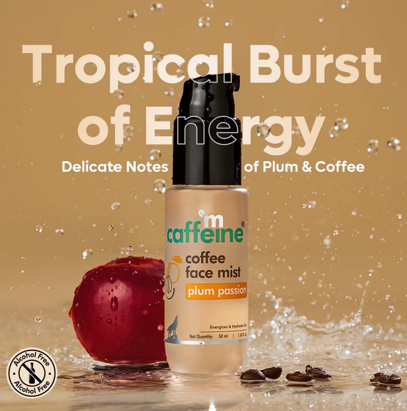 m caffeine Coffee Face Mist - Plum Passion 50ml Beauty Bumble