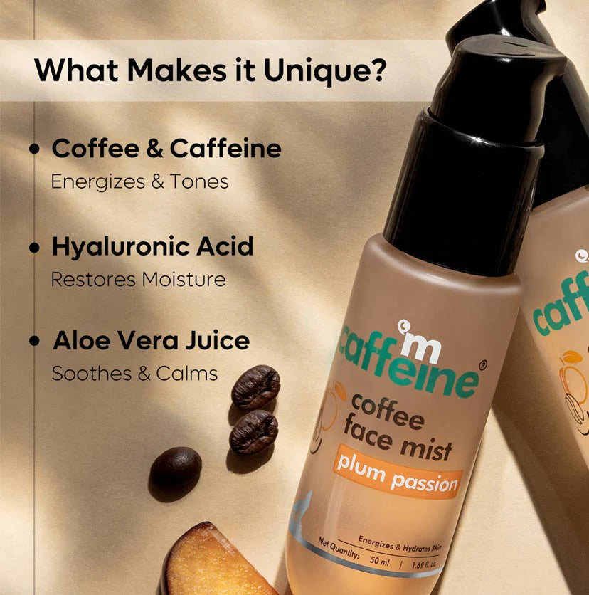 m caffeine Coffee Face Mist - Plum Passion 50ml Beauty Bumble