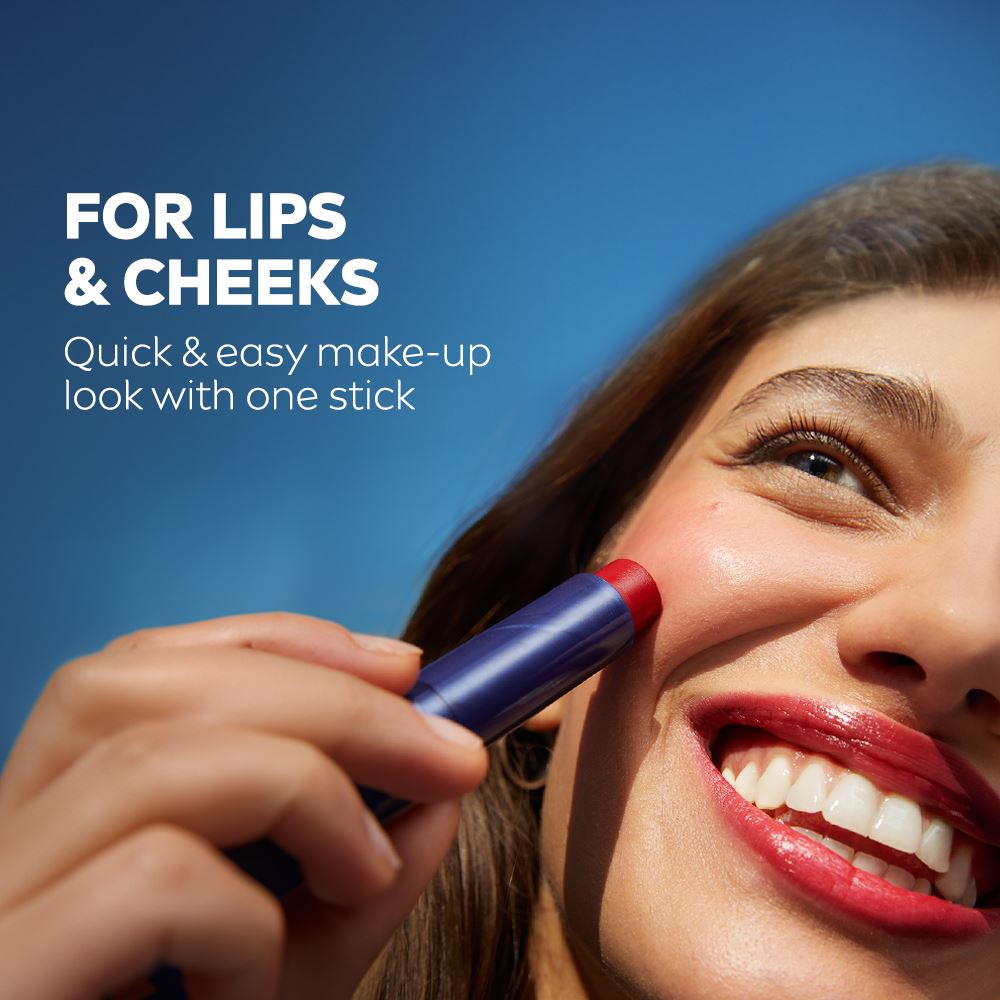 NIVEA Lip Caring Beauty RED Lip Balm | Lip & Cheek Tint with SPF 30 NIVEA