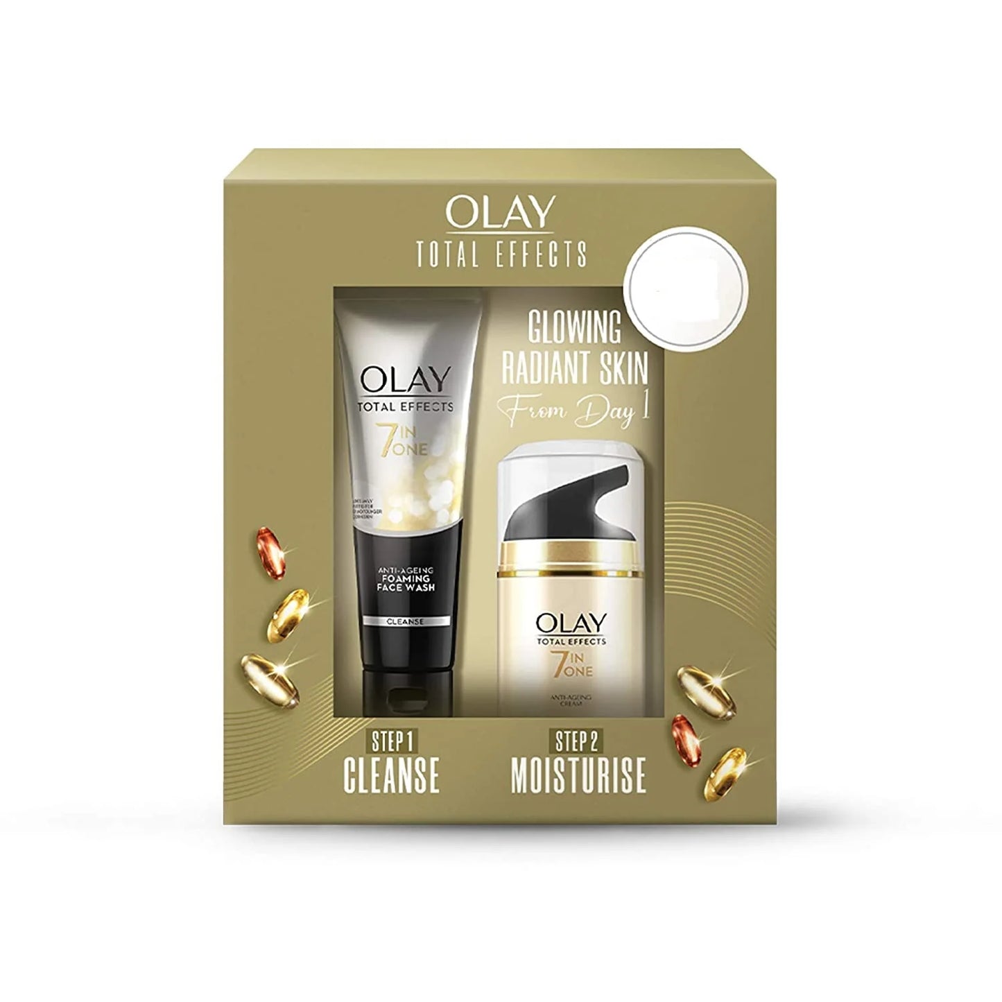 Olay Total Effects 7 In One Foaming Cleanser & Day Cream SPF 15 - Beauty Bumble