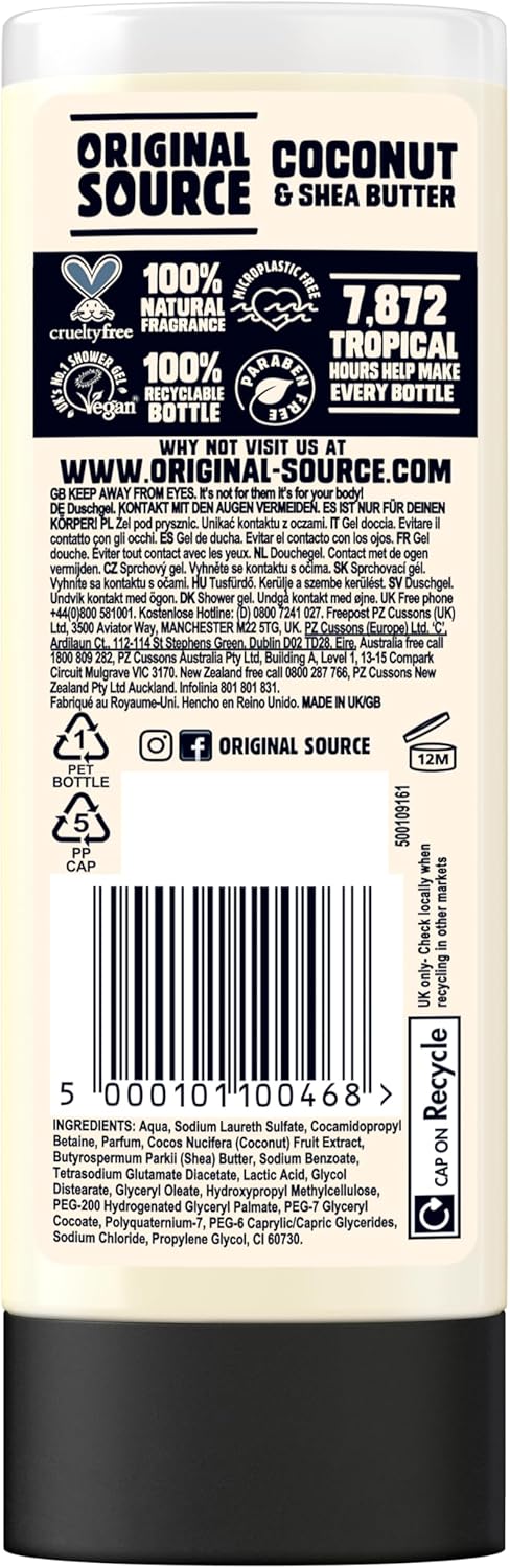 Original Source Coconut Shower Gel 250ml Original Source