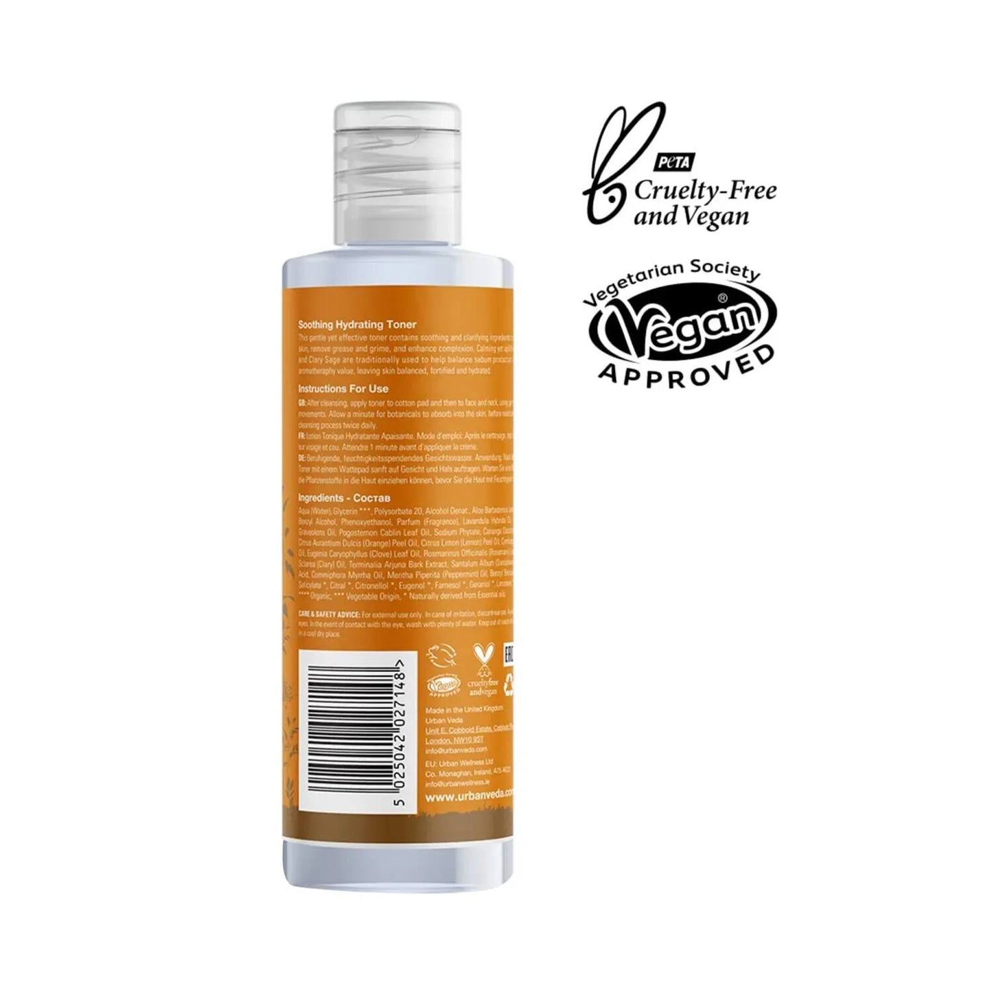 URBAN VEDA  Soothing Ayurvedic Sandalwood Hydrating Toner (150ml) URBAN VEDA