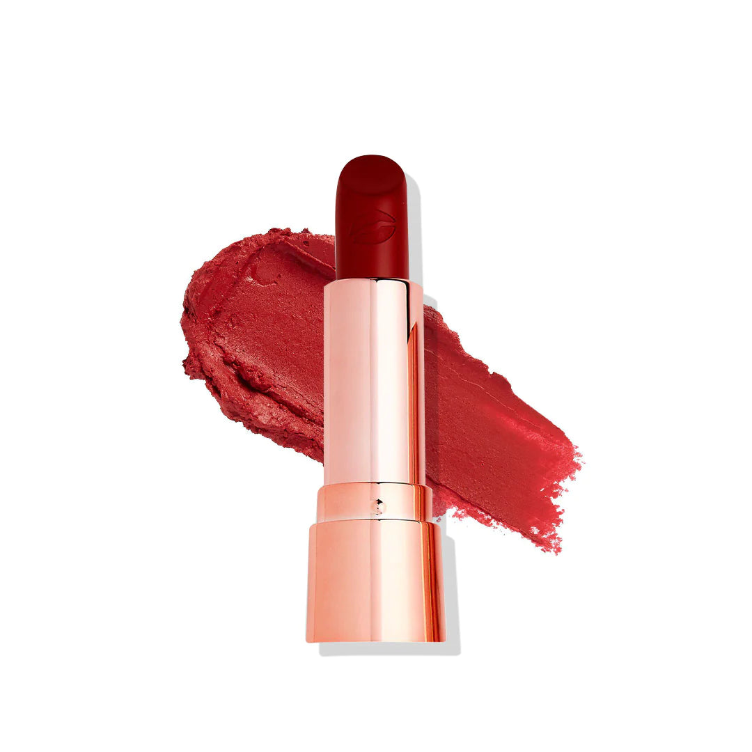 REVOLUTION Satin Kiss Lipstick -RUBY-RED REVOLUTION