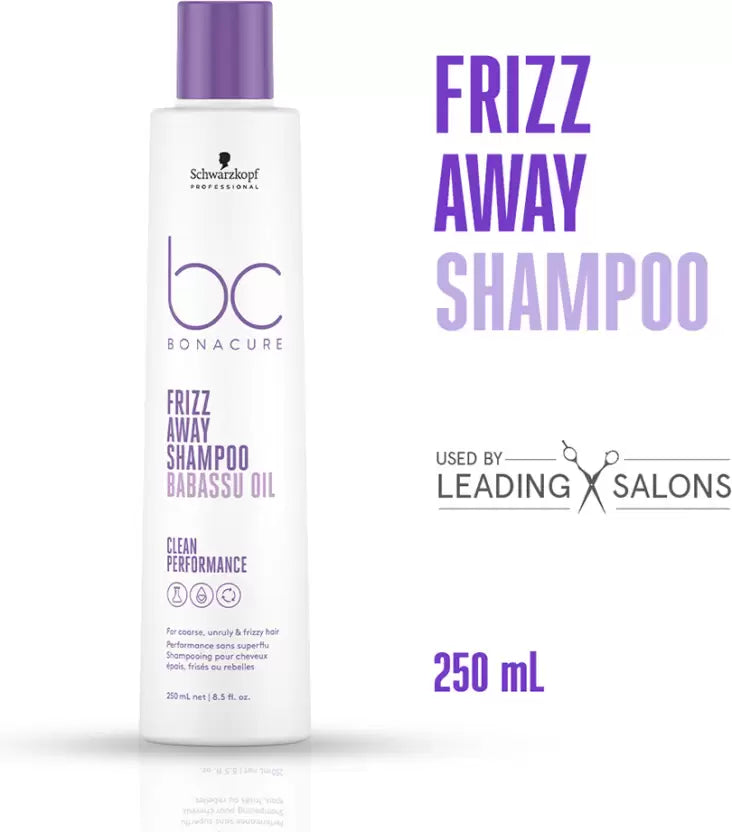 SCHWARZKOPF PROFESSIONAL BC Bonacure Frizz Away Shampoo Babassu Oil Clean Performance 250 ml SCHWARZKOPF PROFESSIONAL