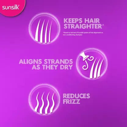 SUNSILK  Perfect Straight Shampoo 650ml Sunsilk