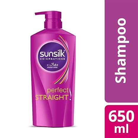 SUNSILK  Perfect Straight Shampoo 650ml Sunsilk