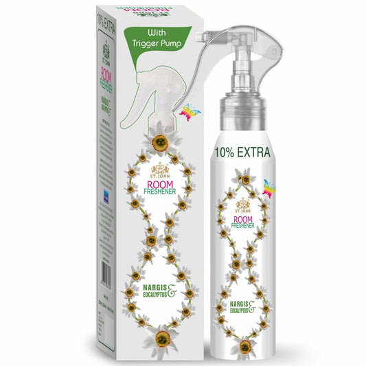 ST.JOHN Room Freshner With Trigger Pump  220ML (NARGIS&EUCALYPTUS) ST.JOHN