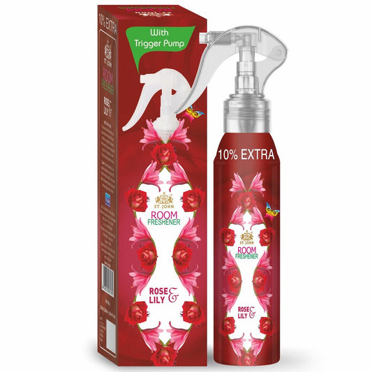 ST.JOHN Room Freshner With Trigger Pump 220ML (ROSE&LILY) ST. JOHN