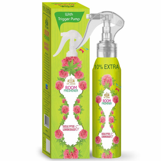 ST. JOHN Room Freshner With Trigger Pump 220ML (EUCALYPTUS&LEMON GRASS) ST. JOHN