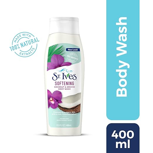  St. Ives Softening Coconut & Orchid   Body Wash  400ml St.Ives