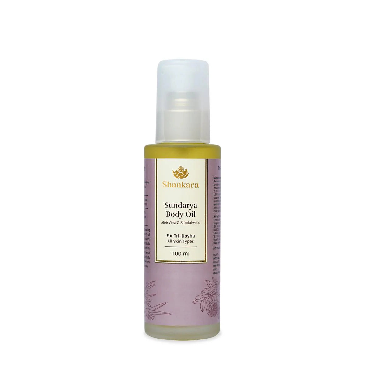 SHANKARA Sundarya Body Oil Aloe Vera & Sandalwood 100ml Shankara