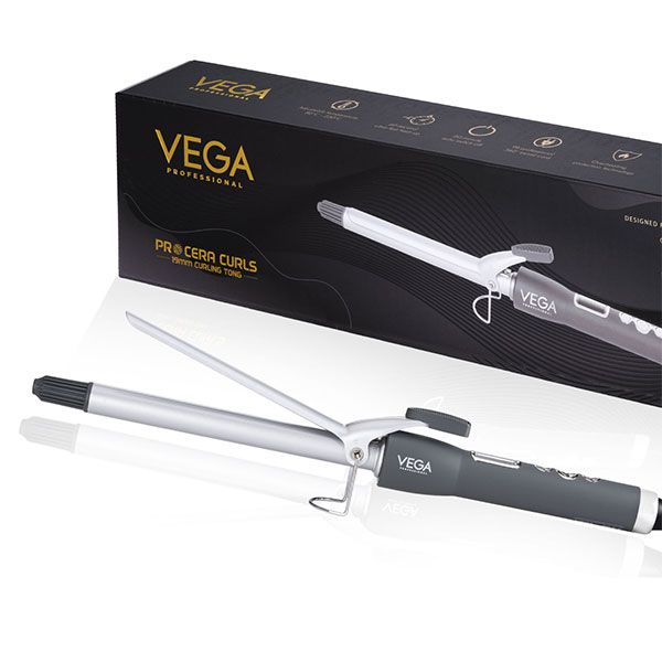 VEGA PROFESSIONAL PRO CERA CURLS 19-25mm Conical Tong VEGA PROFESSIONAL