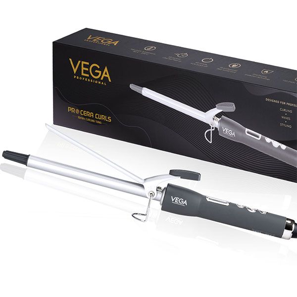 VEGA PROFESSIONAL PRO CERA CURLS 16mm Conical Tong VEGA PROFESSIONAL