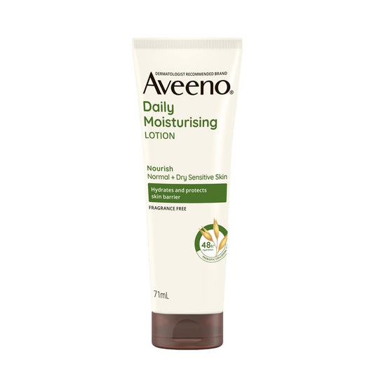 Aveeno Daily Moisturizing Lotion Normal + Dry Sensitive Skin 71ml aveeno