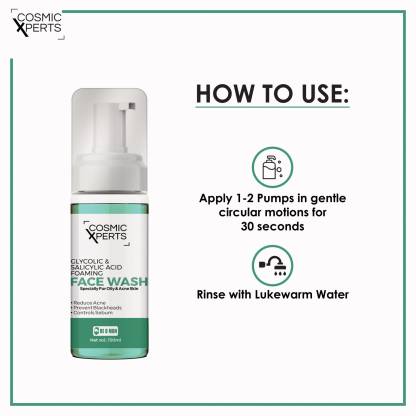 BE O MAN Cosmic Xperts Glycolic & Salicylic Foaming Face Wash 150 ml Be O Man