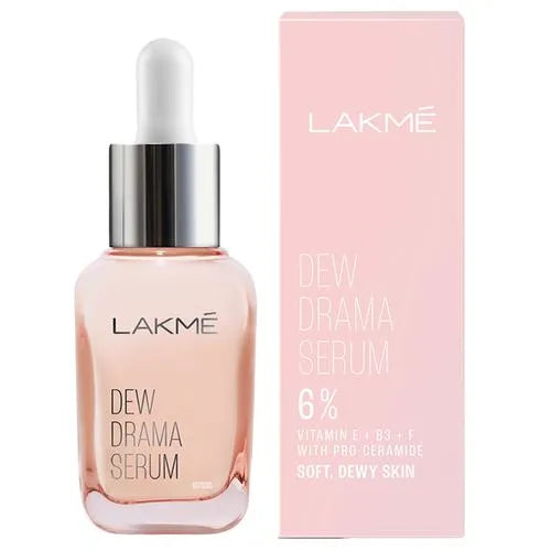 LAKME Dew Darma Serum 6% Vitamin E+B3+F With Pro Ceramide Soft , Dewy Skin 15ml LAKME