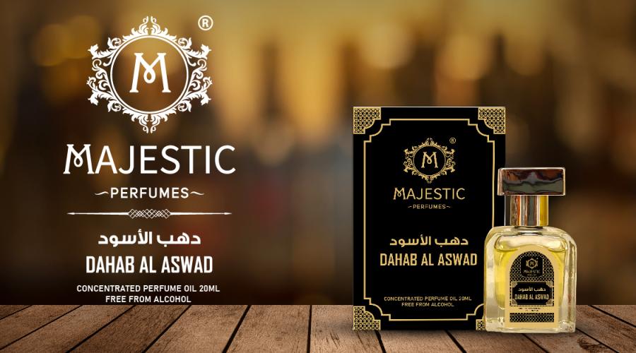 MAJESTIC PERFUMES Dahab Al Aswad Free From Alcohol 20ml Majestic Perfumes