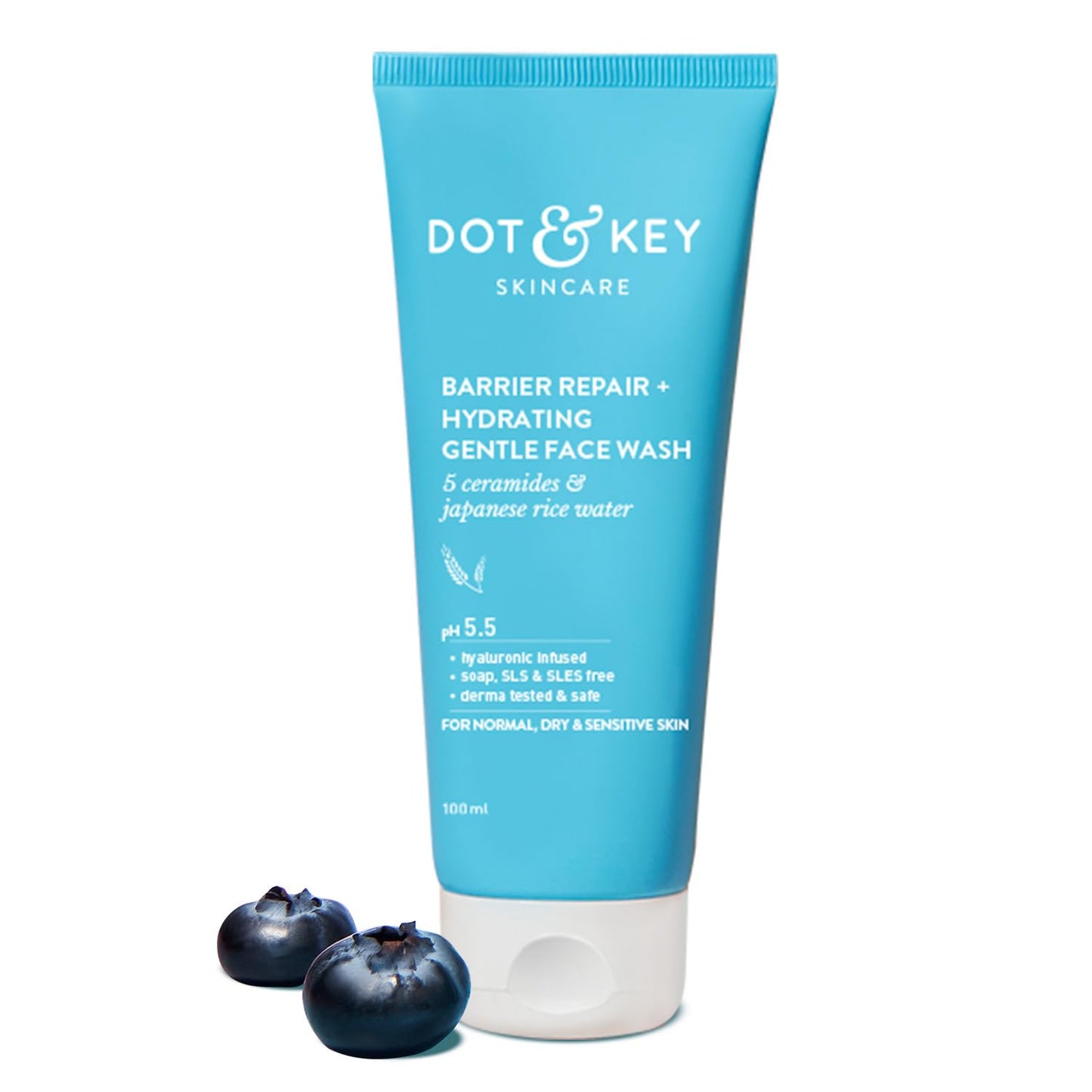 Dot & Key Skincare Barrier Repair+ Hydrating Gentle Face Wash pH 5.5 100g Dot & Key Skincare