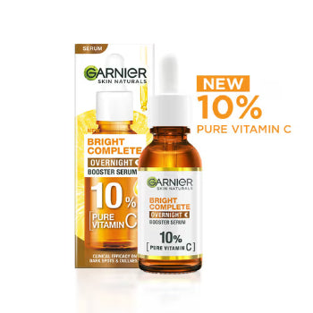 Garnier Overnight Booster Serum 10% Pure Vitamin C Beauty Bumble