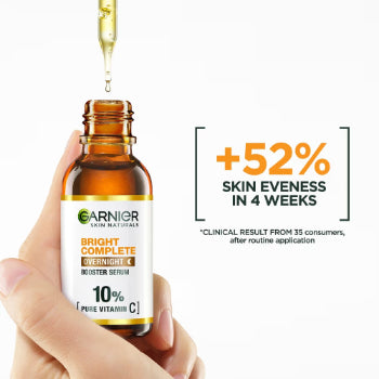 Garnier Overnight Booster Serum 10% Pure Vitamin C Beauty Bumble