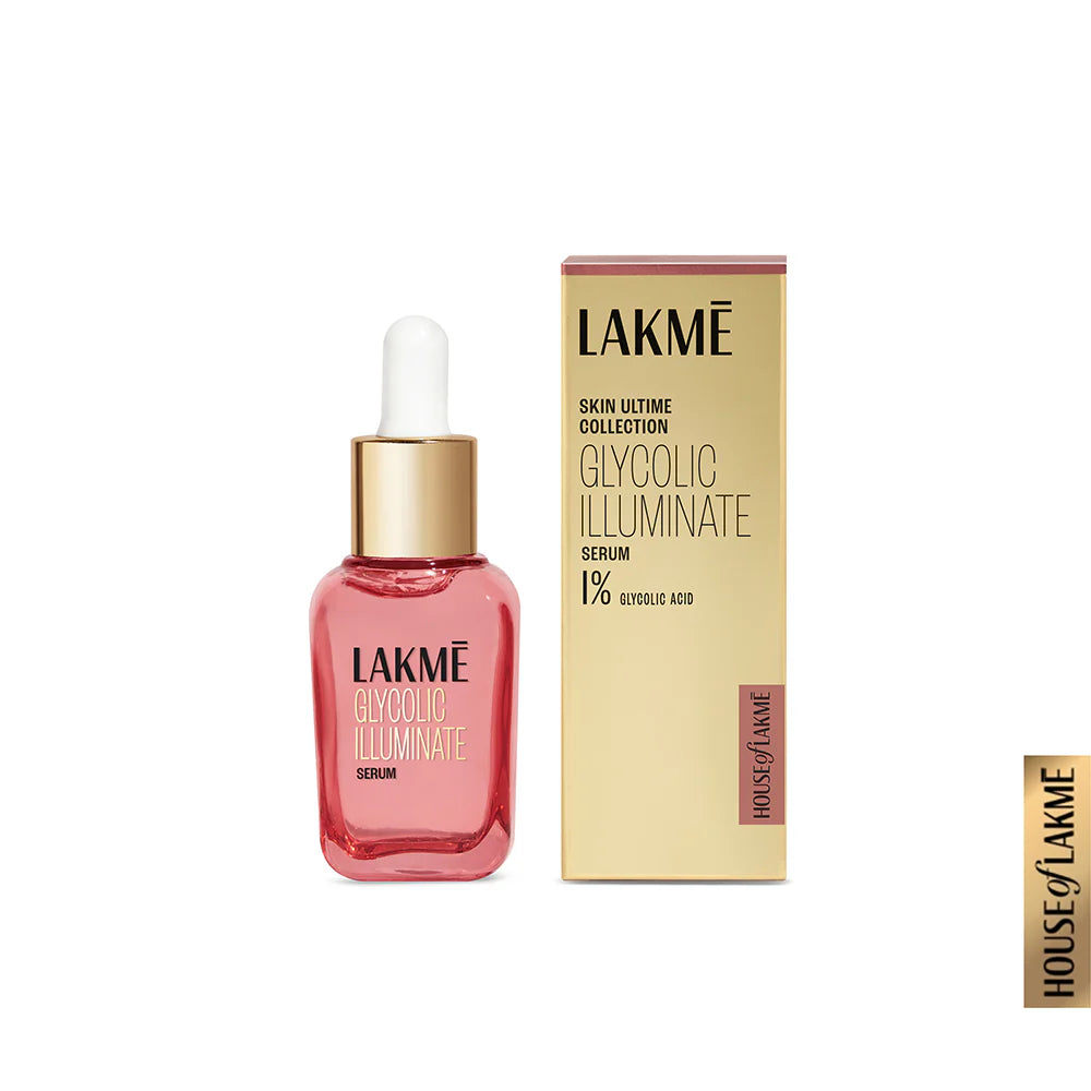 LAKME Glycolic Illuminate Serum 1% Glycolic Acid 30ml LAKME