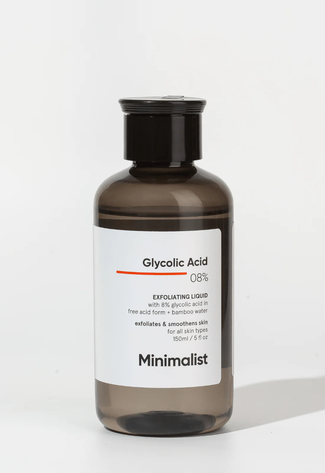 Minimalist Glycolic Acid 08% Exfoliating Liquid With 8% Glycolic Acid 150ml Beauty Bumble