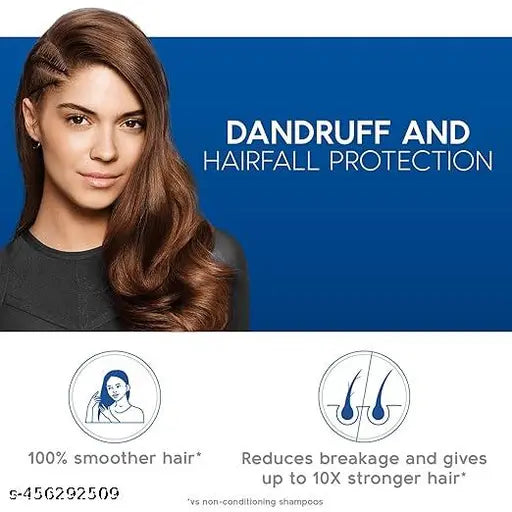 HEAD & SHOULDERS 2 in 1  Anti-Dandruff Shampoo + Conditioner With Almond Milk Anti-Hairfall  650 ml Head & Shoulder