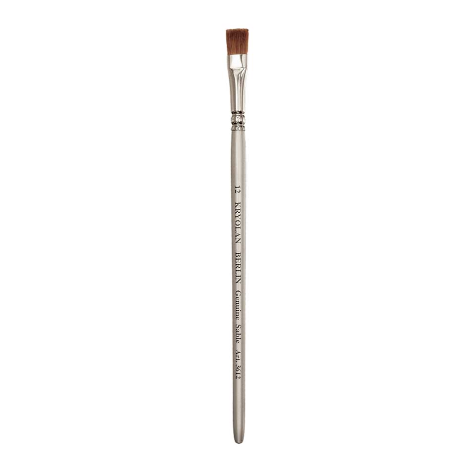 KRYOLAN PROFESSTIONAL -Make-up Flat Brush 12 Beauty Bumble