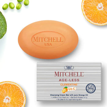 MITCHELL Age-Less Cleansing Cream Bar With Pure Orange Oil 125g MITCHELL