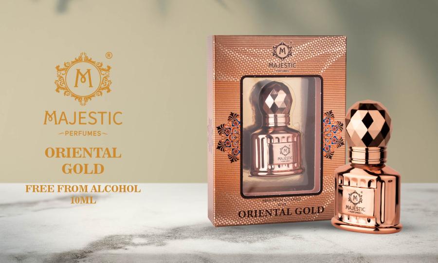 MAJESTIC PERFUMES Free From Alcohol Oriental Gold 10ml Majestic Perfumes