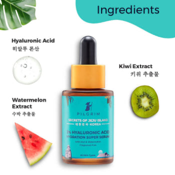 Pilgrim Hydration Super Serum With Kiwi & Watermelon 30ml Pilgrim