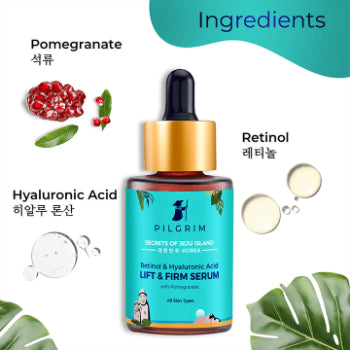 Pilgrim Lift & Firm Serum With Pomegranate 30ml Pilgrim