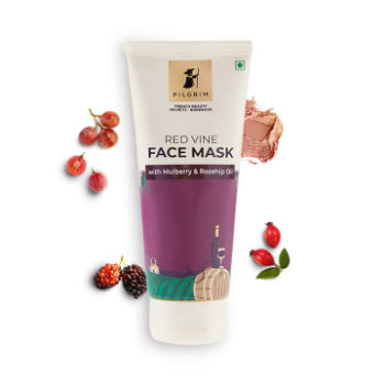 Pilgrim Red Vine Face Mask With Mulberry & Roseship Oil 100g Pilgrim