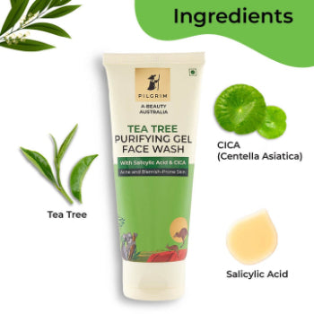 Pilgrim Tea Tree Purifying Face Wash 100ml Pilgrim