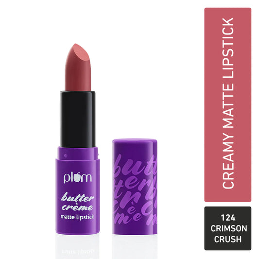 PLUM Butter Creme Mattte  Lipstick ( crimson crush) 4.2g PLUM