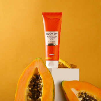 Glow Up Papaya & Turmeric Face Scrub 75g Glow Up