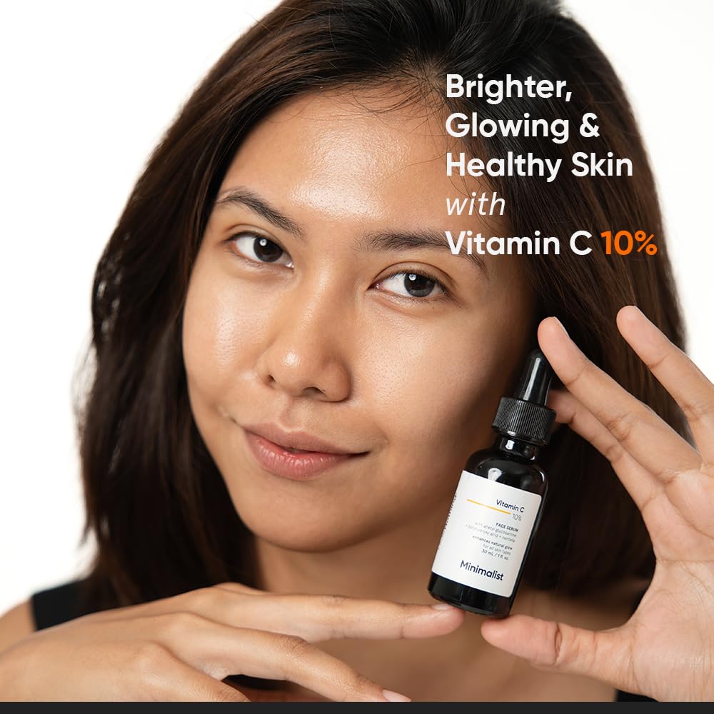 Minimalist Vitamin C 10% Face Serum With Acetyl Glucosamine + polyhydroxy + Centella 30ml Minimalist